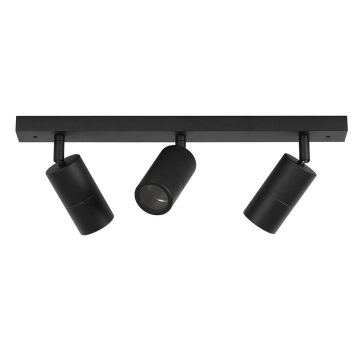 Spots opbouw Richtbare wandspot Juno 3 zwart, Huis en Inrichting, Lampen | Overige, Verzenden