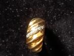 Zonder minimumprijs - Ring - 24 karaat Geel goud, Zilver, Nieuw
