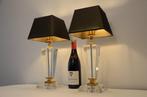 Tafellamp (2) - Paar hoogwaardige kristallen tafellampen -, Huis en Inrichting, Nieuw