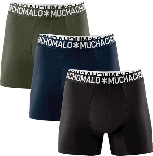 Muchachomalo Boxershorts 3-Pack 06 maat XL Heren, Kleding | Heren, Ondergoed, Groen, Boxer, Verzenden