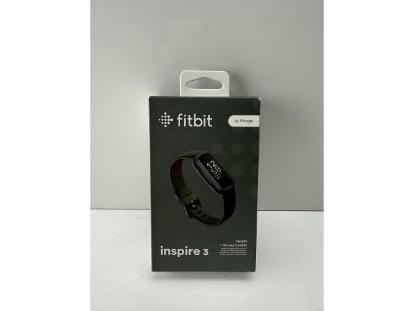 Veiling - Fitbit Inspire 3 - Activity tracker - Zwart, Handtassen en Accessoires, Activity trackers, Nieuw