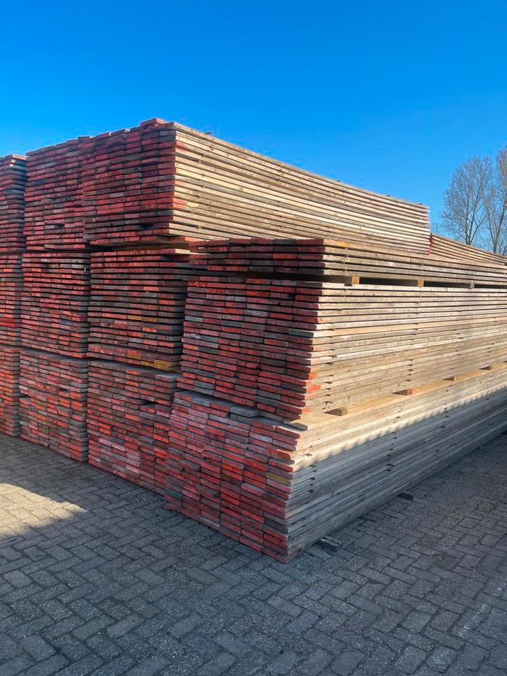 Steigerhout - steigerplanken verschillende lengtes, Doe-het-zelf en Bouw, Hout en Planken, Steigerhout, 300 cm of meer, 25 tot 50 mm