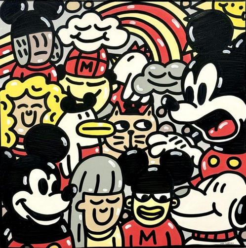 Mr Turkey - The Mickey Effect, Antiquités & Art, Art | Peinture | Moderne