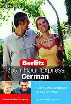 German Berlitz Rush Hour Express (Berlitz Express) CD, Howard Beckerman, Zo goed als nieuw, Verzenden
