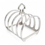 Sterling silver domed 5-bar toast rack with 4 slots and, Antiek en Kunst