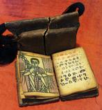 Anonymous - Koptische Bijbel/Gebedenboek uit Ethiopië - 1800, Collections, Cinéma & Télévision