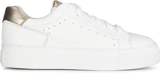 PS Poelman TITULAR Dames Sneakers - Wit met goud combinat..., Kleding | Dames, Schoenen, Nieuw, Verzenden