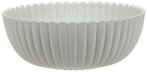 Bowl Fruitschaal met ribbels Grijs 20x7,5 cm, Huis en Inrichting, Nieuw