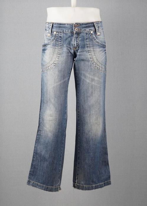 Vintage Bootcut Karl Kane Blue size 34 / 31, Kleding | Heren, Spijkerbroeken en Jeans, Ophalen of Verzenden