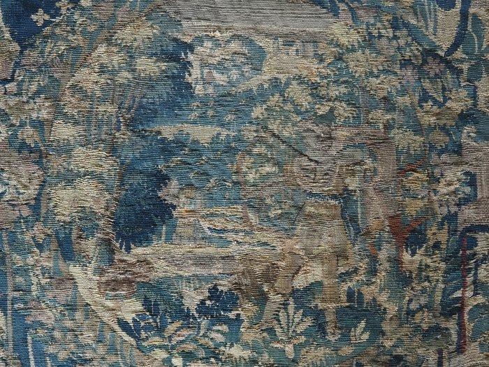 Wandtapijt - 54.5 cm - 52 cm - Wandtapijt fragment, Antiek en Kunst, Antiek | Overige Antiek