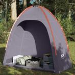vidaXL Opbergtent waterdicht grijs en oranje, Caravans en Kamperen, Verzenden, Nieuw