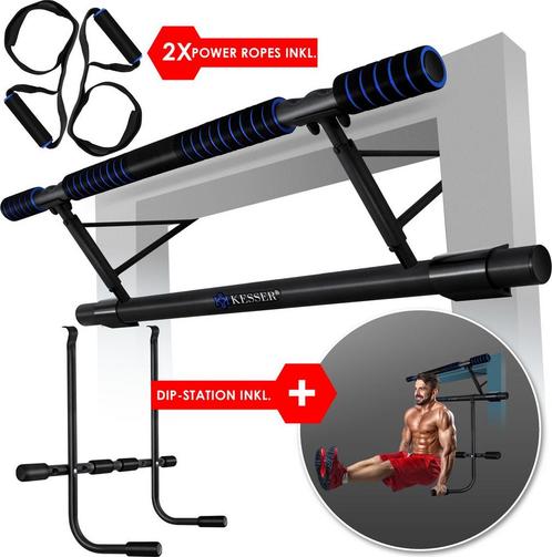 KESSER® Pull up bar - Optrekstang - Zonder schroeven - Blauw, Huis en Inrichting, Overige Huis en Inrichting, Verzenden