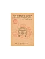1966 ALFA ROMEO ROMEO BENZINE INSTRUCTIEBOEKJE ITALIAANS