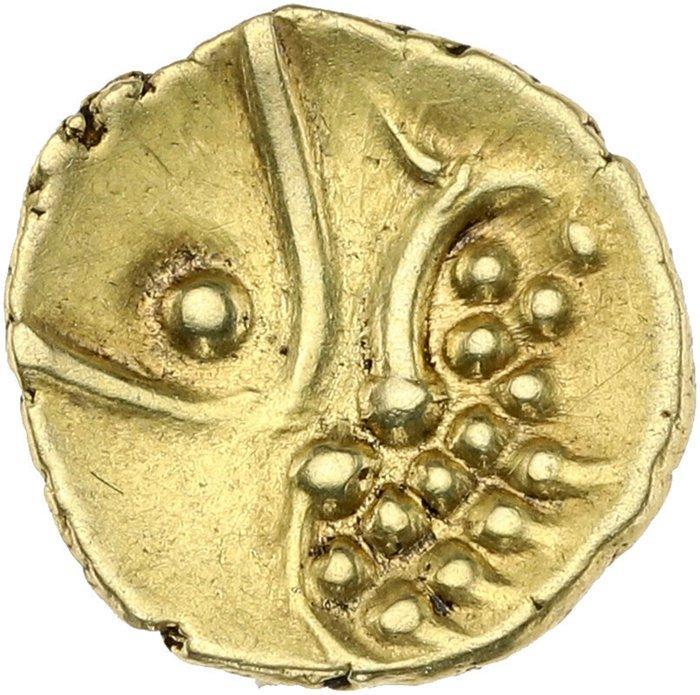 India, Travancore. Fanam ND (1881)., Postzegels en Munten, Munten | Europa | Niet-Euromunten