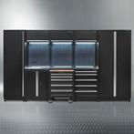 Datona Werkplaatsinrichting PREMIUM met RVS werkblad 350 cm, Ophalen of Verzenden, Nieuw