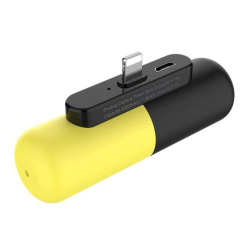 Mini Powerbank 3300mAh voor iPhone Lightning  - Externe, Telecommunicatie, Powerbanks, Nieuw, Verzenden
