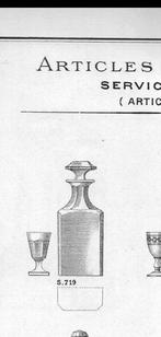 Baccarat - Carafe - Cognac flat sides carafe - Cristal, Antiek en Kunst