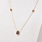 Sans Prix de Réserve - Collier Argent - Grenat - Certifié, Nieuw