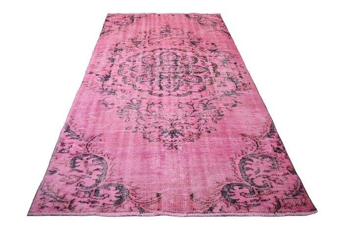 Roze vintage - Vloerkleed - 234 cm - 128 cm - met, Huis en Inrichting, Stoffering | Tapijten en Vloerkleden
