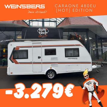Caravane Weinsberg CaraOne 480 EU - HOT EDITION (2025), Jusqu'à 4, 7 à 8 mètres, 1000 - 1250 kg