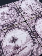 Carreau - Carreaux anciens avec des maisons, un berger, des