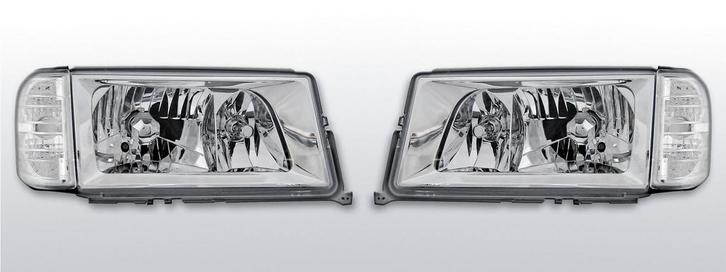 koplampen | Mercedes 190-Serie W201 1982-1993 | chroom, Auto-onderdelen, Verlichting, Nieuw, Mercedes-Benz, Verzenden
