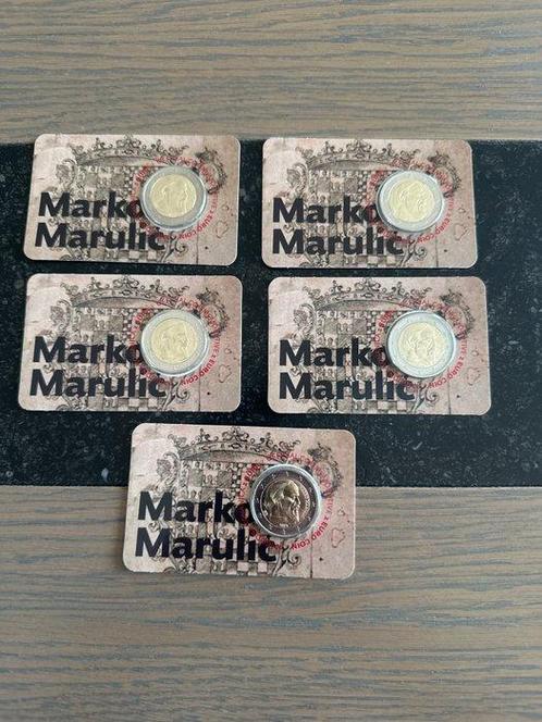 Kroatië. 2 Euro 2024 Marko Marulic (5 coincards)  (Zonder, Postzegels en Munten, Munten | Europa | Euromunten
