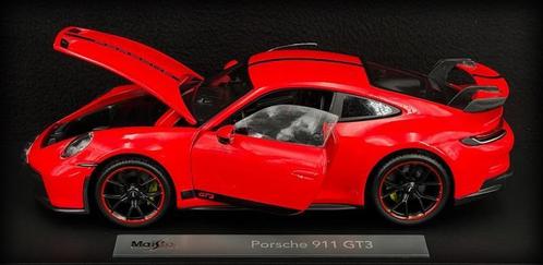 MAISTO schaalmodel 1:18 Porsche 911 GT3 2022, Hobby en Vrije tijd, Modelauto's | 1:18, Auto, Nieuw, Maisto, Ophalen of Verzenden