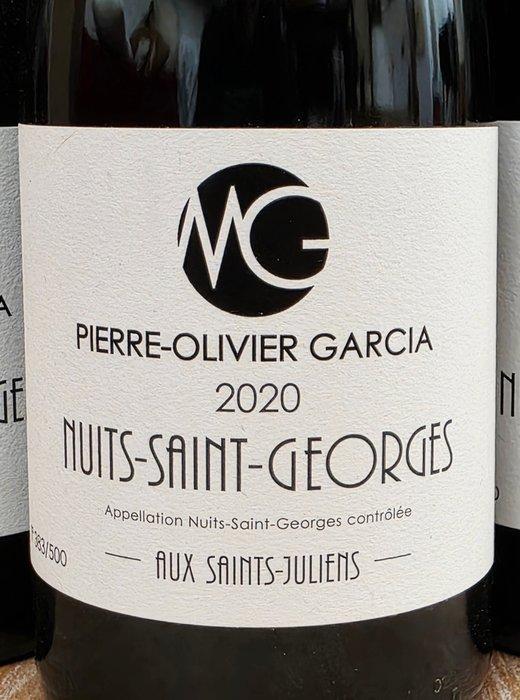 2020 Pierre-Olivier Garcia Nuits-Saint-Georges Aux, Collections, Vins
