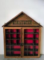 Handpainted - Kabinet - Miniaturen vitrine - Hout, Glas -, Antiek en Kunst