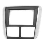 Facade Autoradio 2 Din Noir Et Gris Pour Subaru Forester 08-, Verzenden