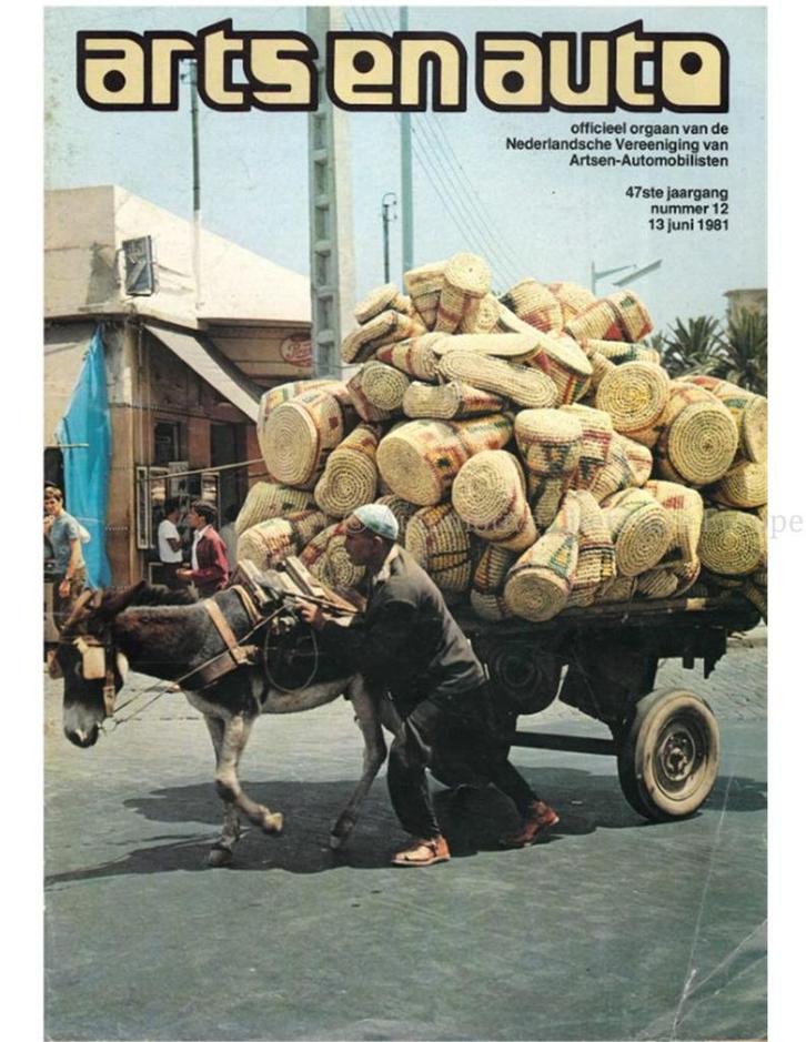 1981 ARTS EN AUTO MAGAZINE 12 NEDERLANDS, Livres, Autos | Brochures & Magazines, Enlèvement ou Envoi