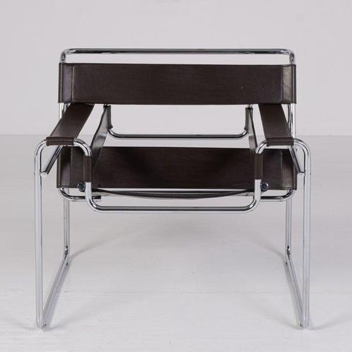 Gavina - Marcel Breuer - Fauteuil - Wassily Brown (ZELDZAAM), Antiek en Kunst, Antiek | Meubels | Stoelen en Sofa's