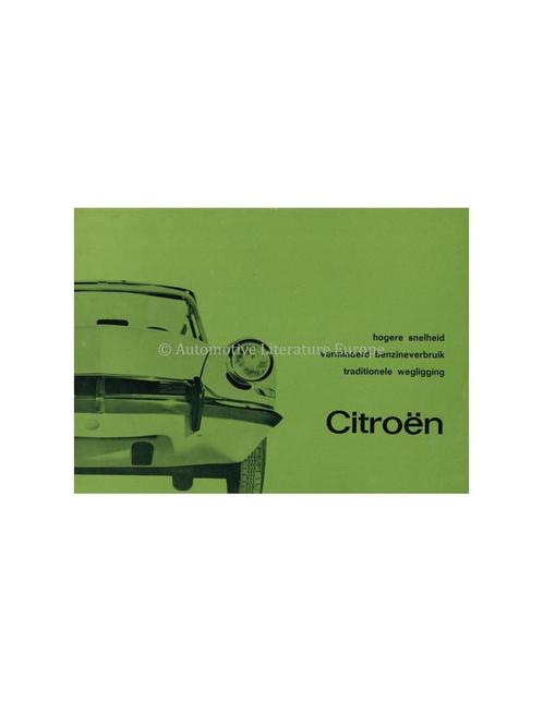 1965 CITROEN DS 19 / ID 19 BROCHURE NEDERLANDS, Livres, Autos | Brochures & Magazines, Enlèvement ou Envoi