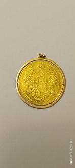 Pendentif en forme de monnaie - 23 carats Or jaune