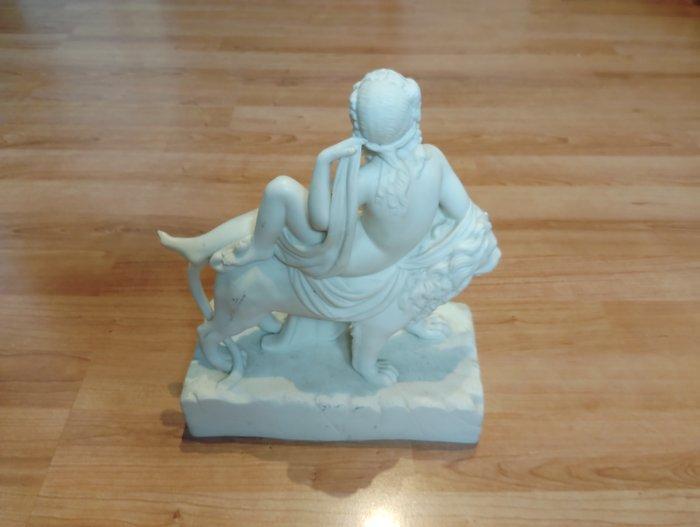 sculptuur, Ariane sur le lion - 28 cm - Biscuit porselein, Maison & Meubles, Maison & Meubles | Autre