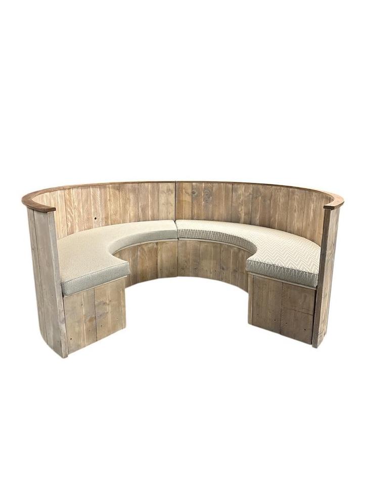 Outdoor Bank Lars - Diameter 2.13- Vintage/Café, Tuin en Terras, Aarde en Mest, Ophalen