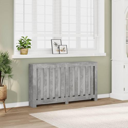 vidaXL Radiatorombouw 149x20x82 cm bewerkt hout betongrijs, Doe-het-zelf en Bouw, Verwarming en Radiatoren, Nieuw, Verzenden