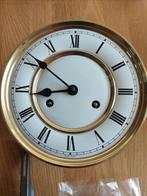 Wandklok/tafelklok (2) - Franz Hermle und Sohn - Metaal -