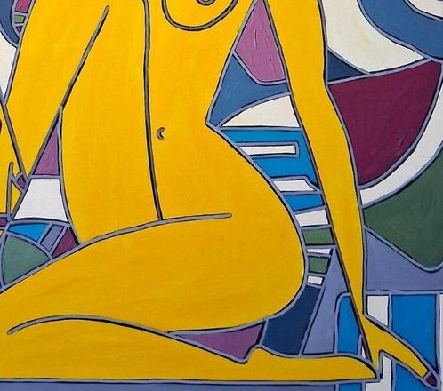 Patricia Kleyman (1965) - Solitude dune Femme Nue à la fin, Antiek en Kunst, Kunst | Schilderijen | Klassiek