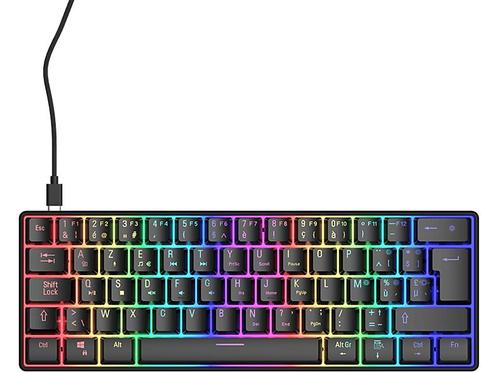 Qware - Gaming-toetsenbord - Azerty - Zwart, Computers en Software, Toetsenborden, Bedraad, Azerty, Nieuw, Verzenden