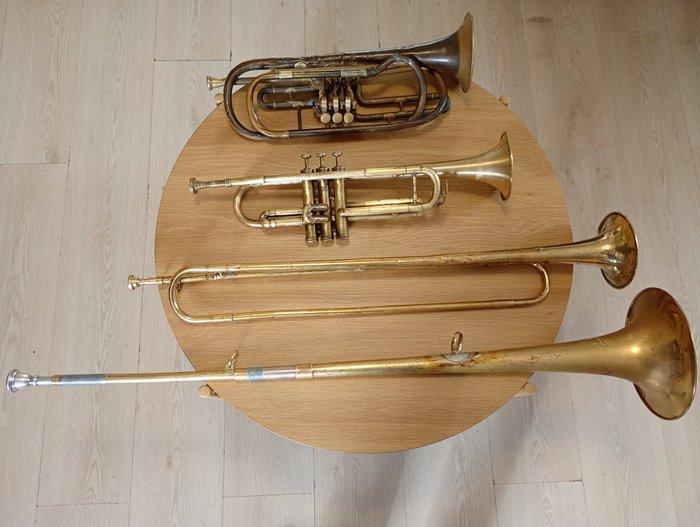 Various - rotacyjna, tokowa, sygnaowa, fanfara - -, Muziek en Instrumenten, Blaasinstrumenten | Blokfluiten