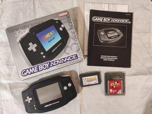 Nintendo - Gameboy Advance - Black - Videogameconsole +, Games en Spelcomputers, Spelcomputers | Overige Accessoires