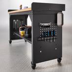 Datona Werkbank PRO met bamboe werkblad en legbord, Doe-het-zelf en Bouw, Ophalen of Verzenden, Nieuw