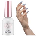 SAUTE Nails Grijs UV/LED Gellak 8ml. - S120 Baby Shark, Nieuw, Make-up, Verzenden