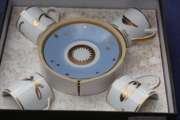 Christofle - Service à café - Nuit étoilée - Porcelaine