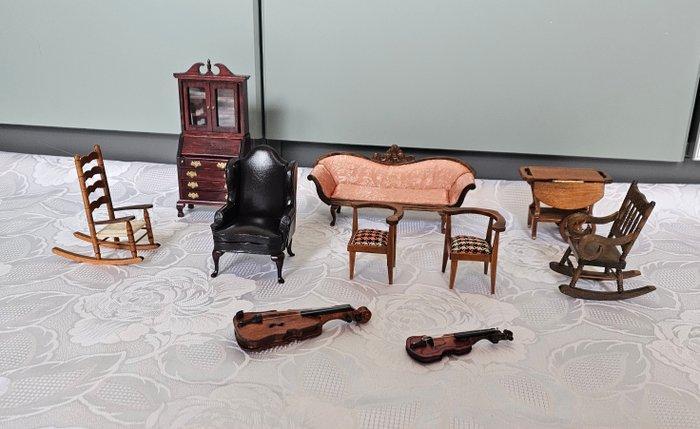 onbekend - Poppenhuis - 1930-1940, Antiek en Kunst, Antiek | Speelgoed