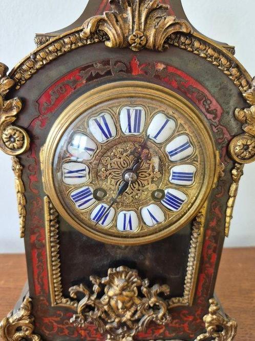 Klok - Antiek Brons - 1850-1900 - Boulle klok, Antiek en Kunst, Antiek | Klokken