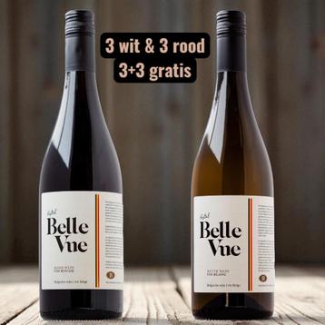 Belgische witte en rode wijn – Actie 3 + 3 gratis!, Ophalen of Verzenden, Overige typen