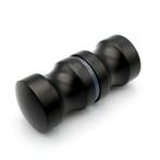 Douchedeurknop 703 rond 30mm - Zwart, Doe-het-zelf en Bouw, Glas en Ramen, Verzenden, Nieuw